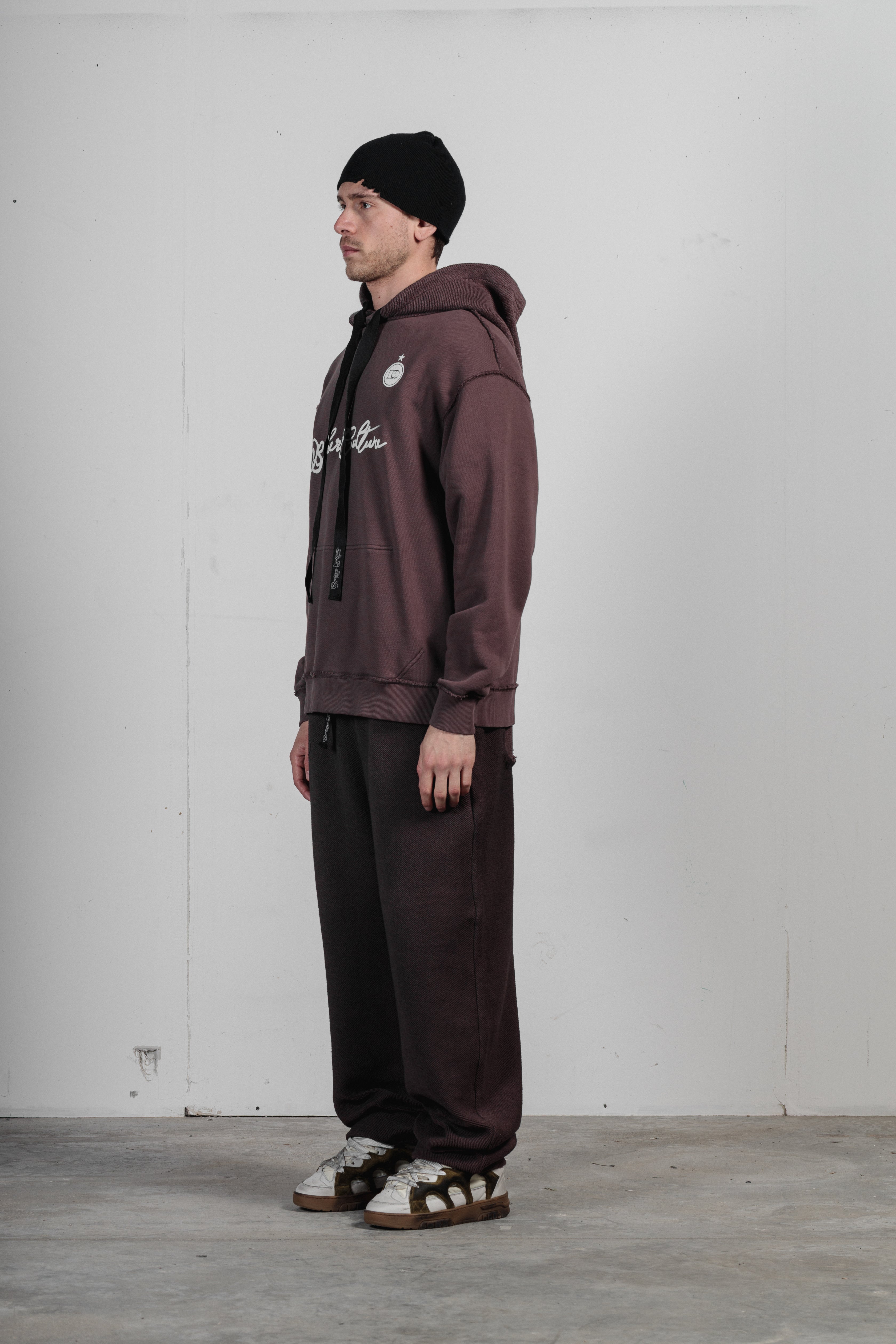 EQUIPO HOODIE/REV - BRICK RED