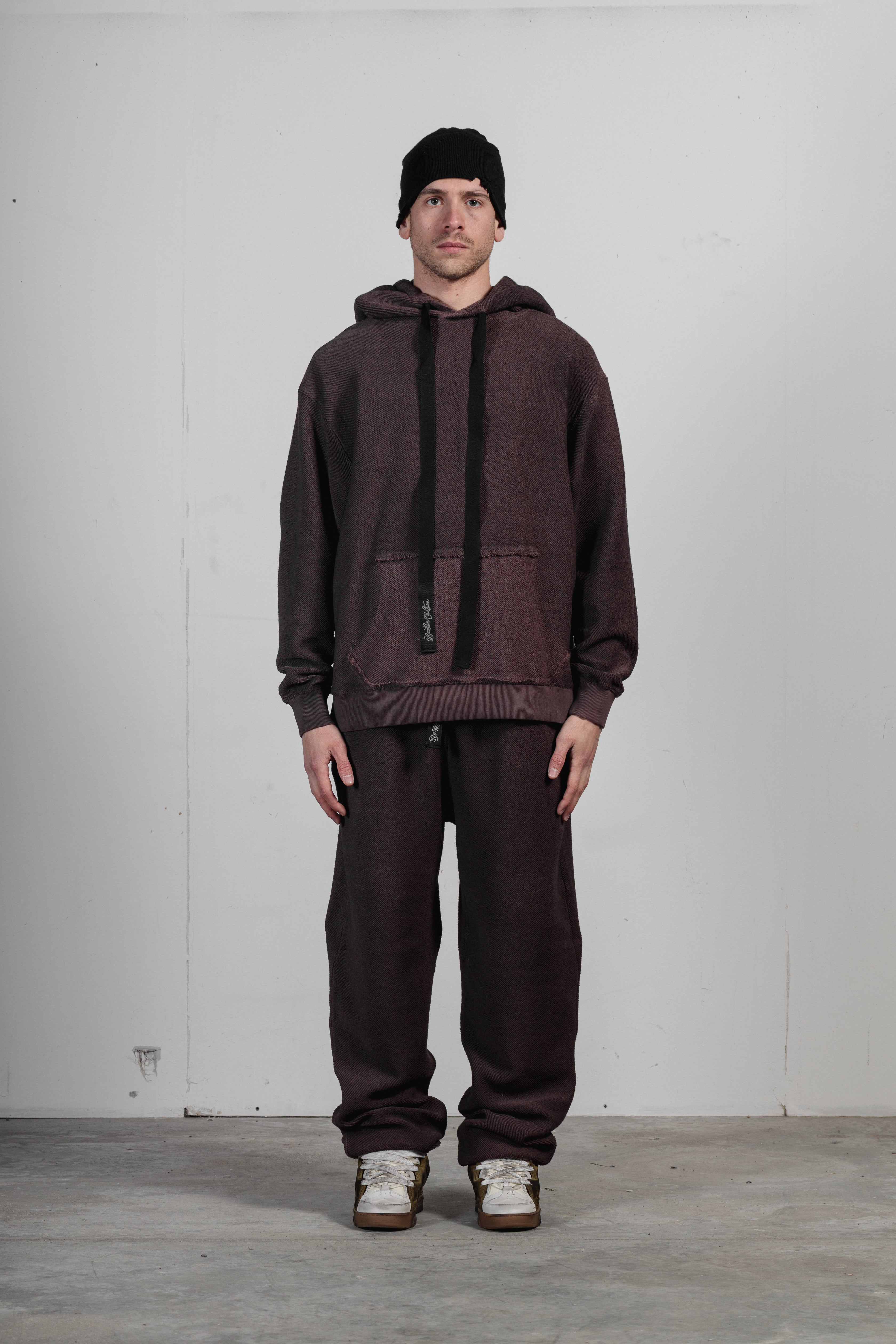 EQUIPO HOODIE/REV - BRICK RED