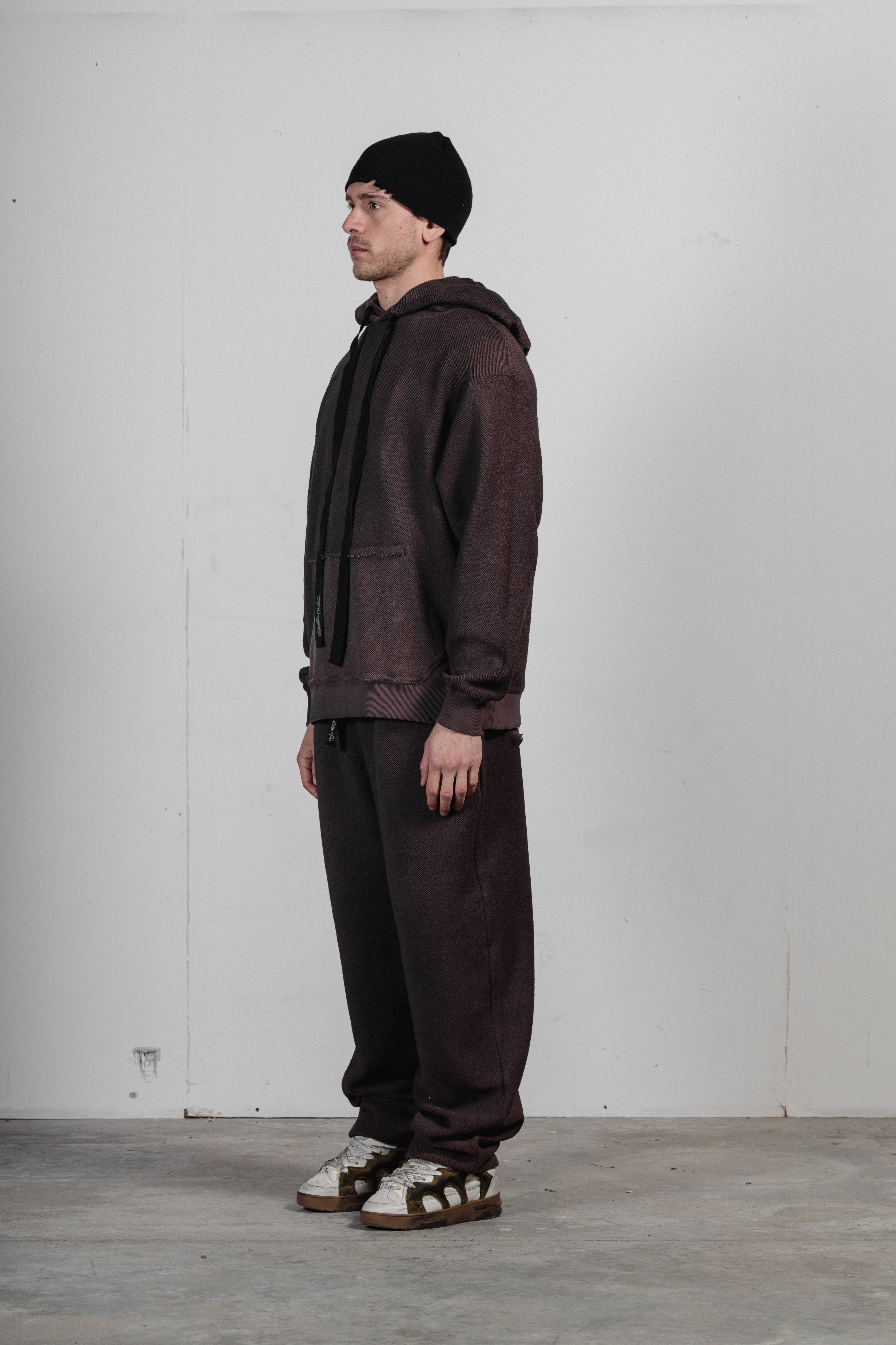 EQUIPO HOODIE/REV - BRICK RED