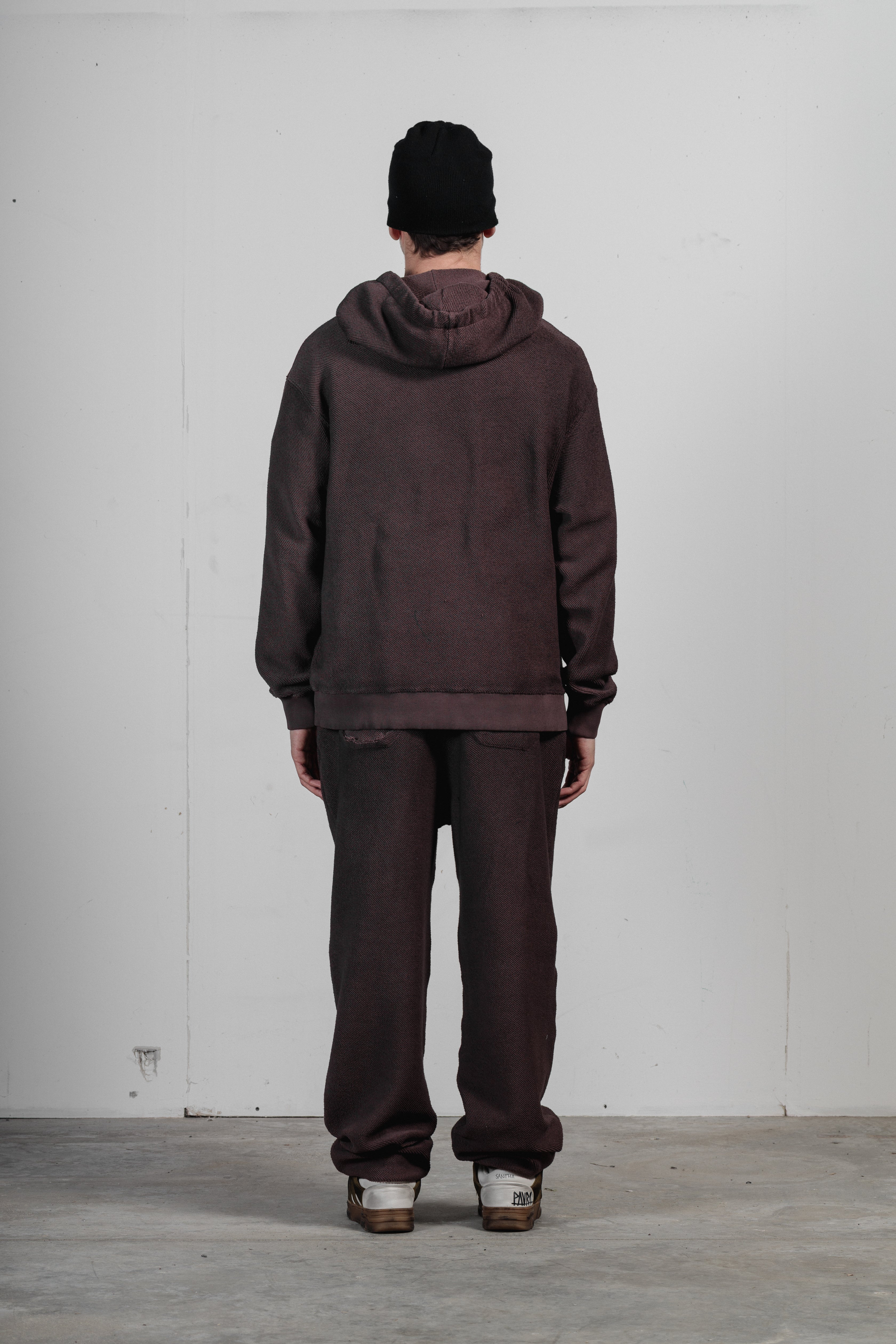 EQUIPO HOODIE/REV - BRICK RED
