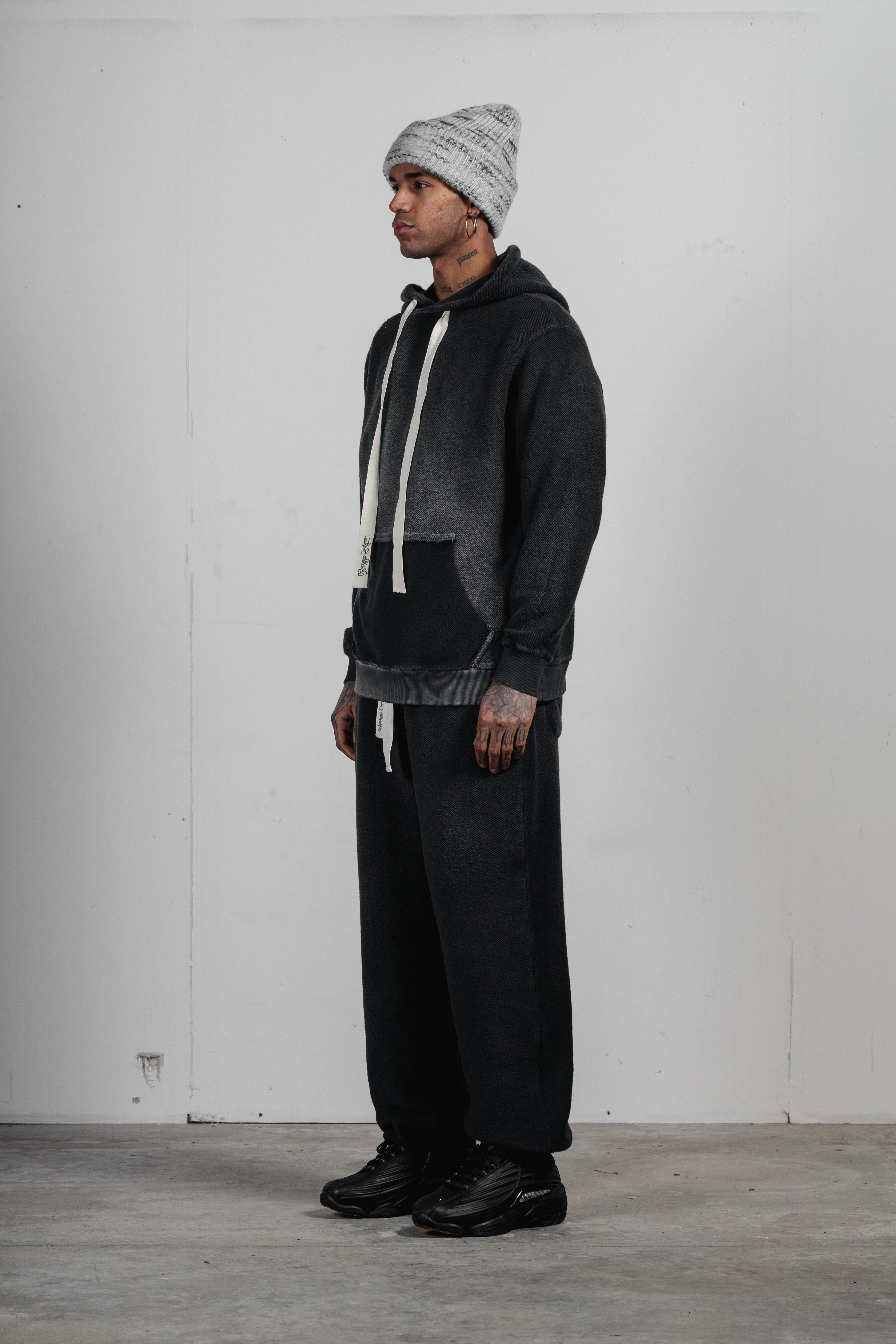 EQUIPO HOODIE/REV - BLACK