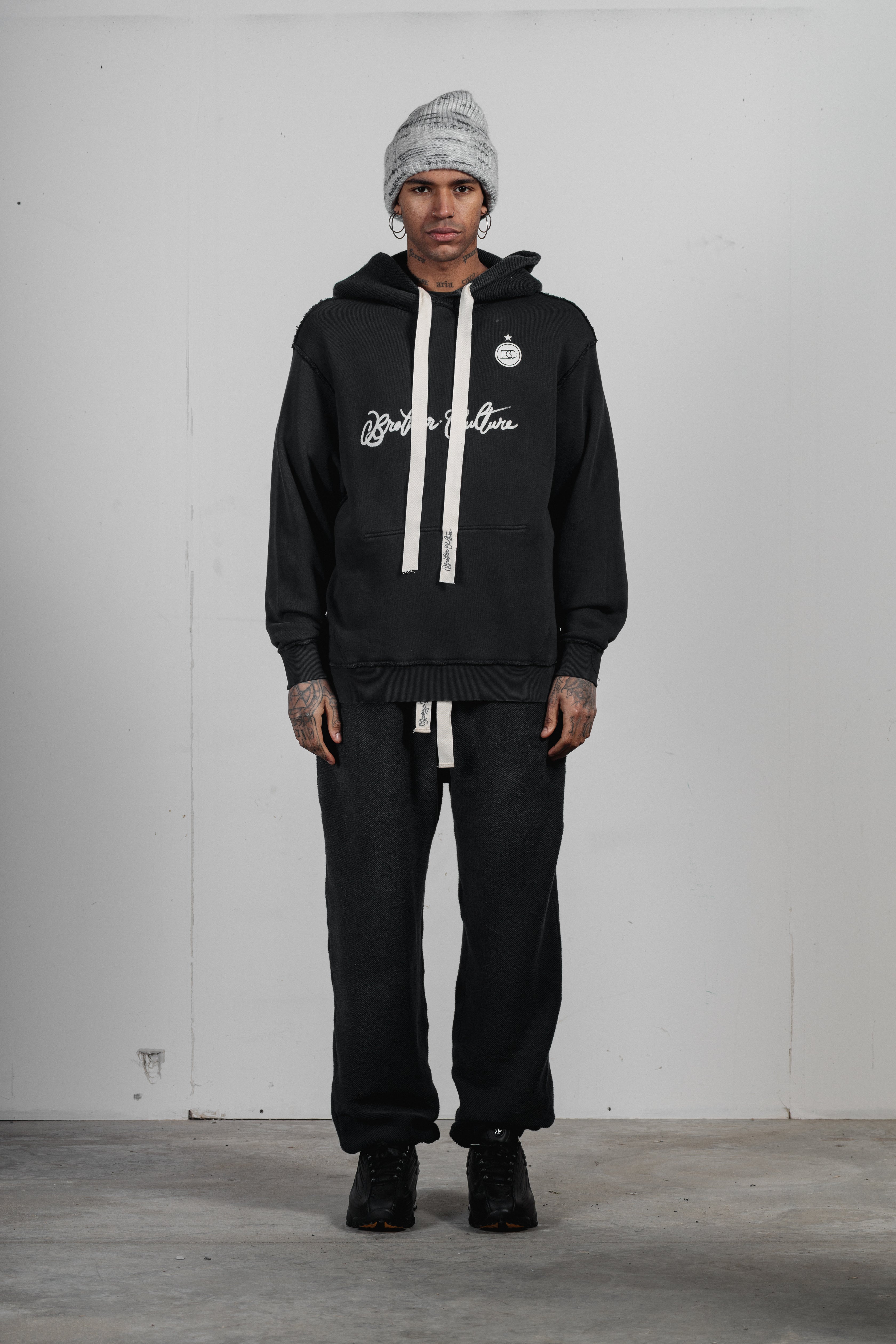 EQUIPO HOODIE/REV - BLACK