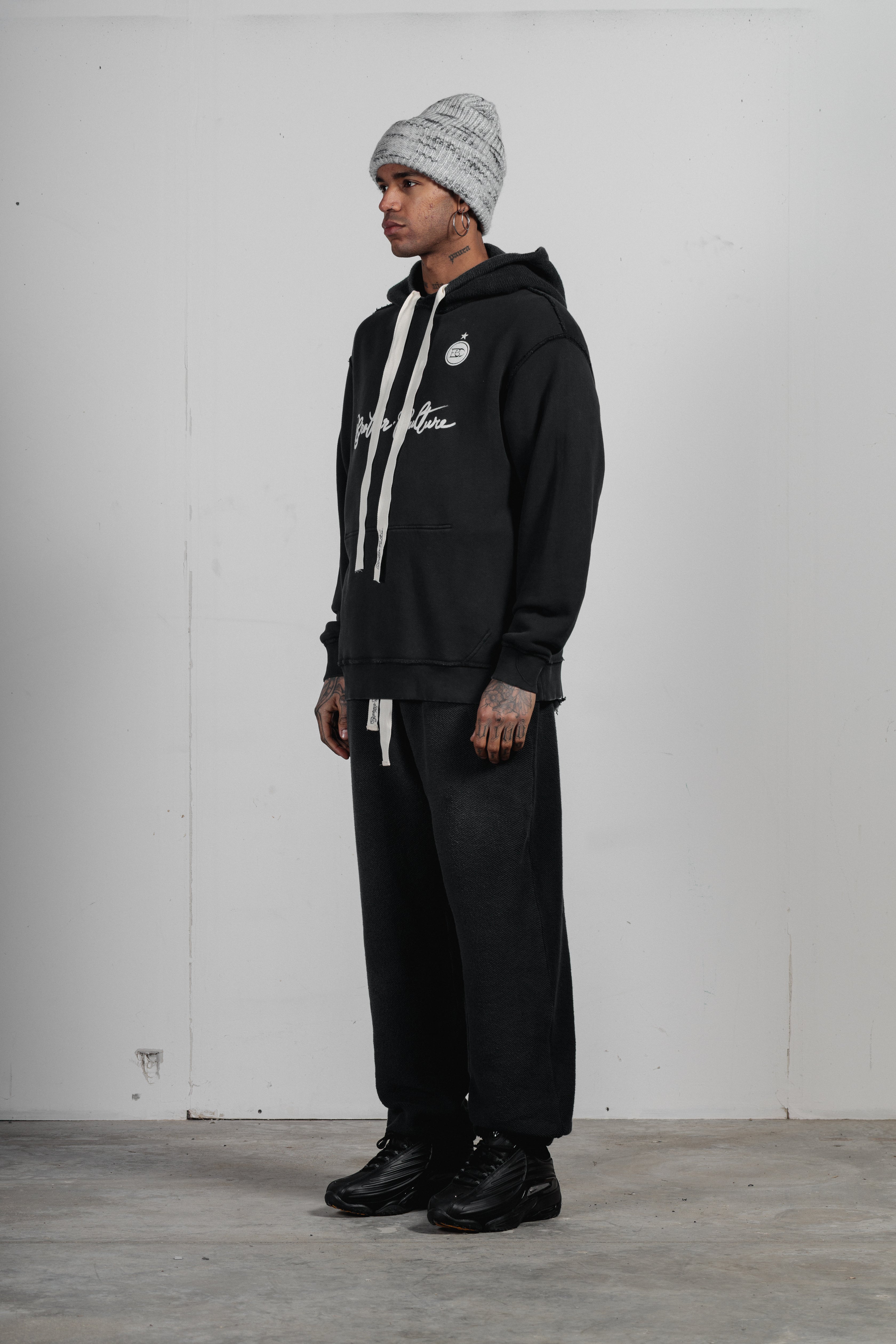 EQUIPO HOODIE/REV - BLACK