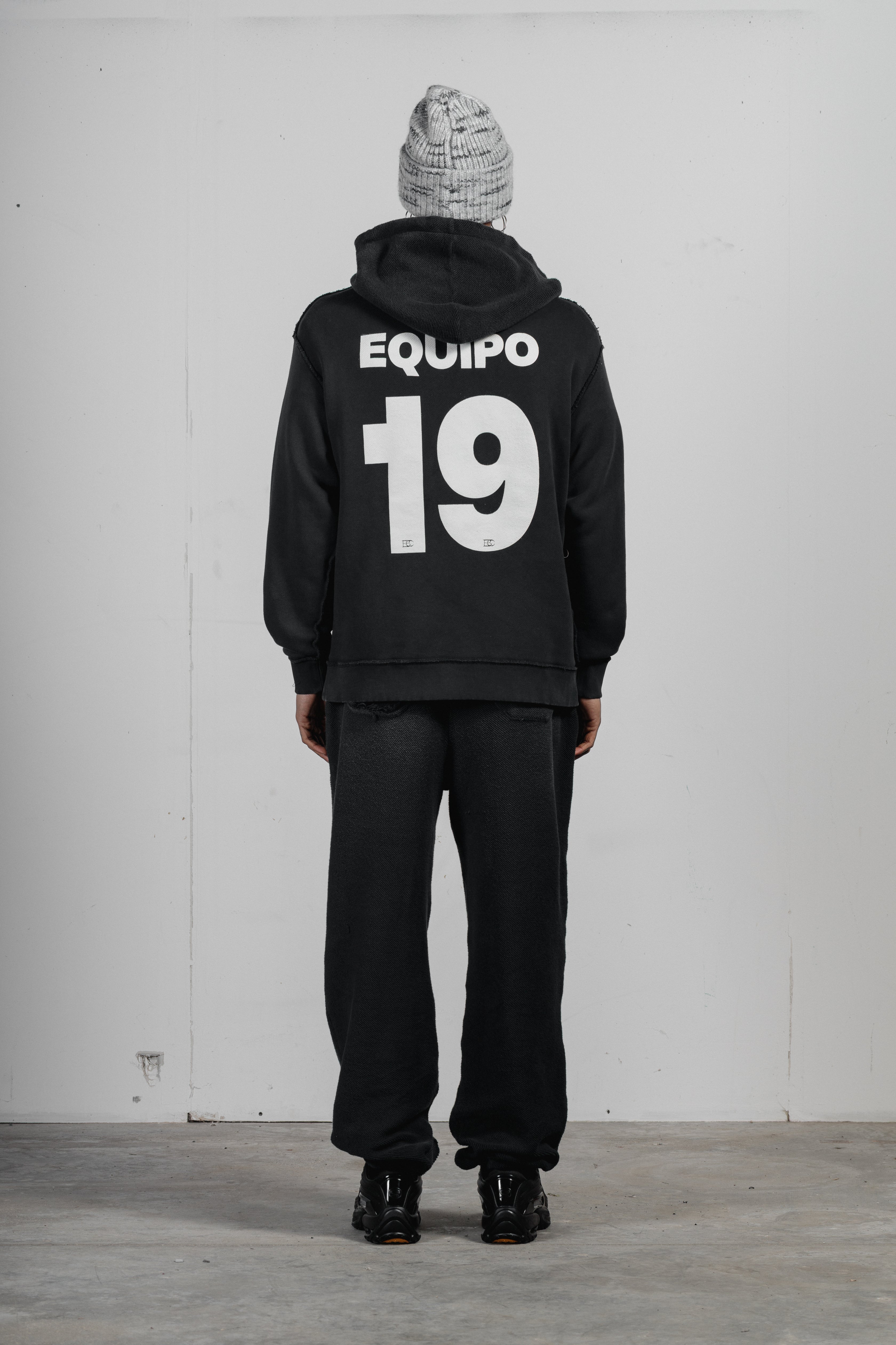 EQUIPO HOODIE/REV - BLACK