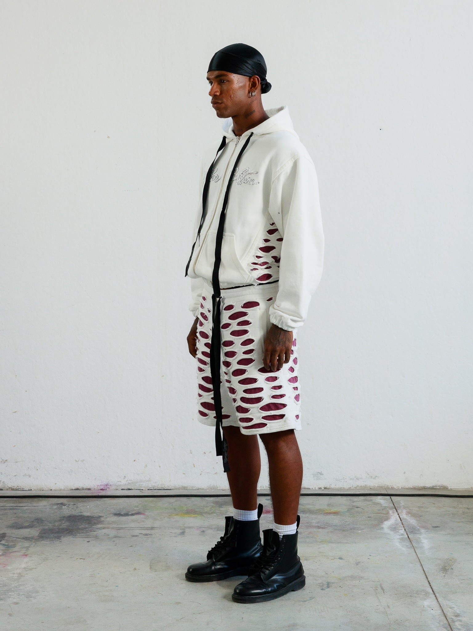 MARSHAL - WHITE HOODIE