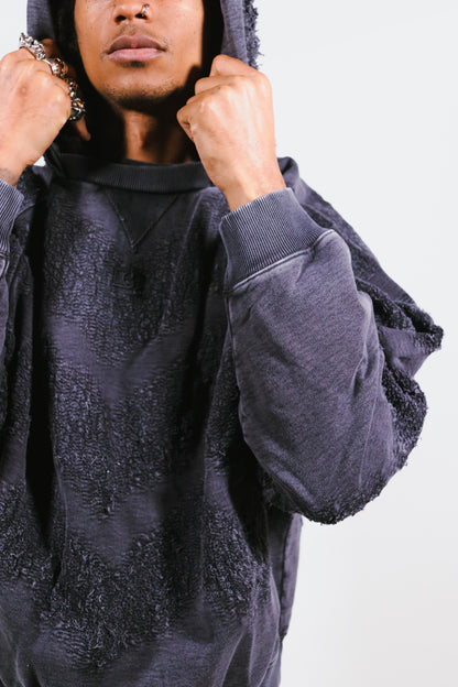 After-hood Sweatshirt marble black