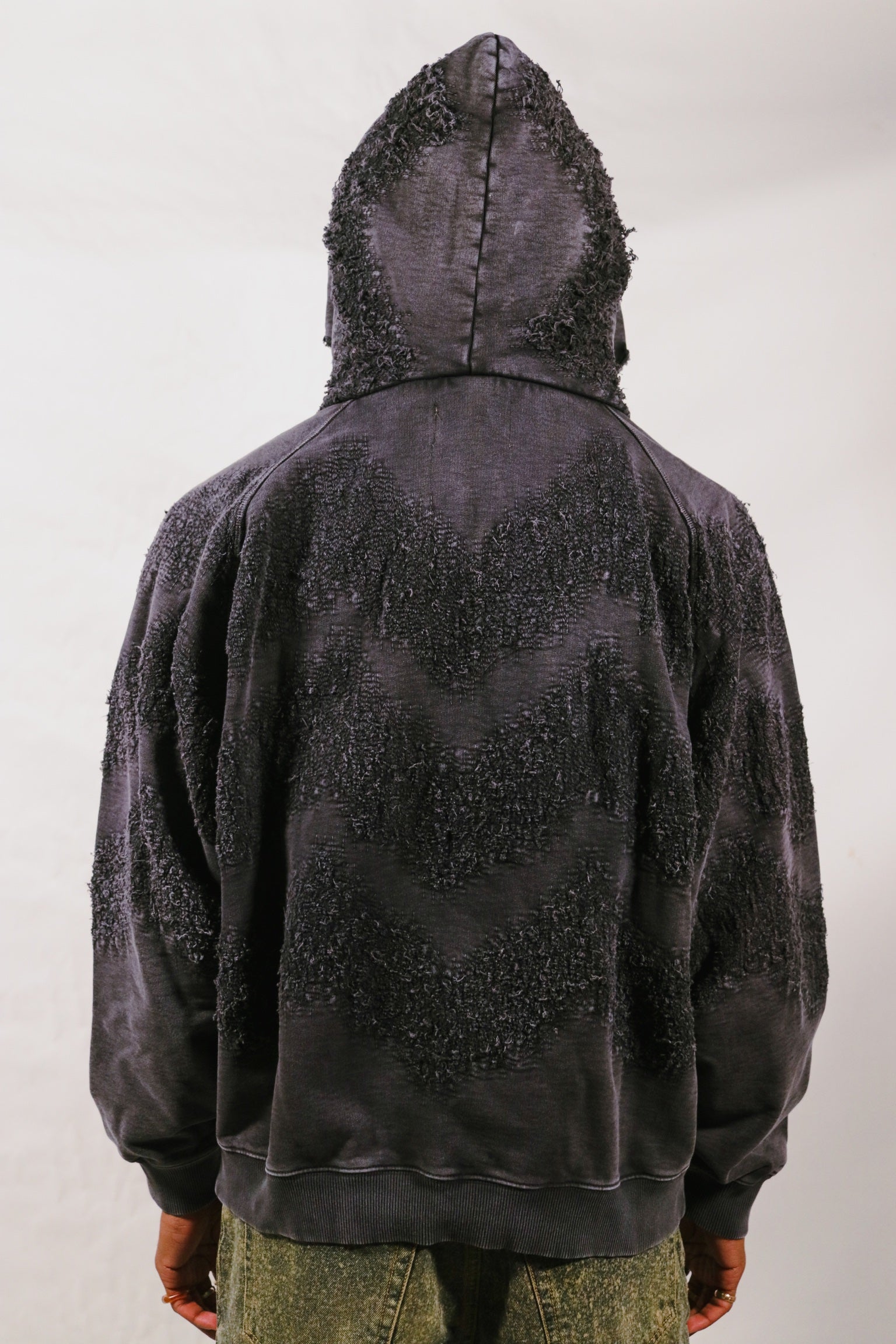 After-hood Sweatshirt marble black