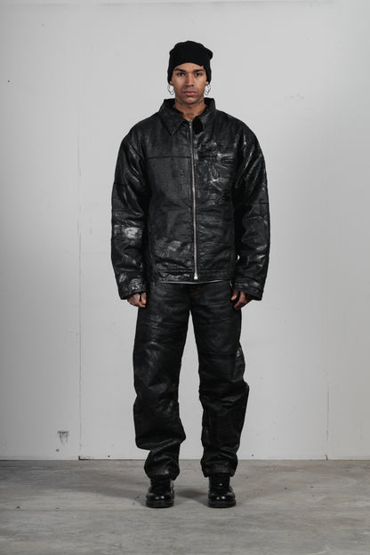 NOLAN - BLACK JEANS PRINTED