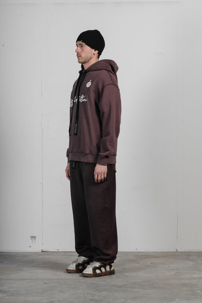 EQUIPO HOODIE/REV - BRICK RED