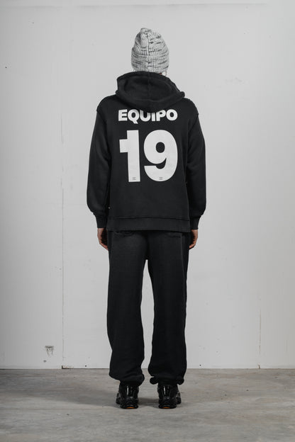 EQUIPO HOODIE/REV - BLACK