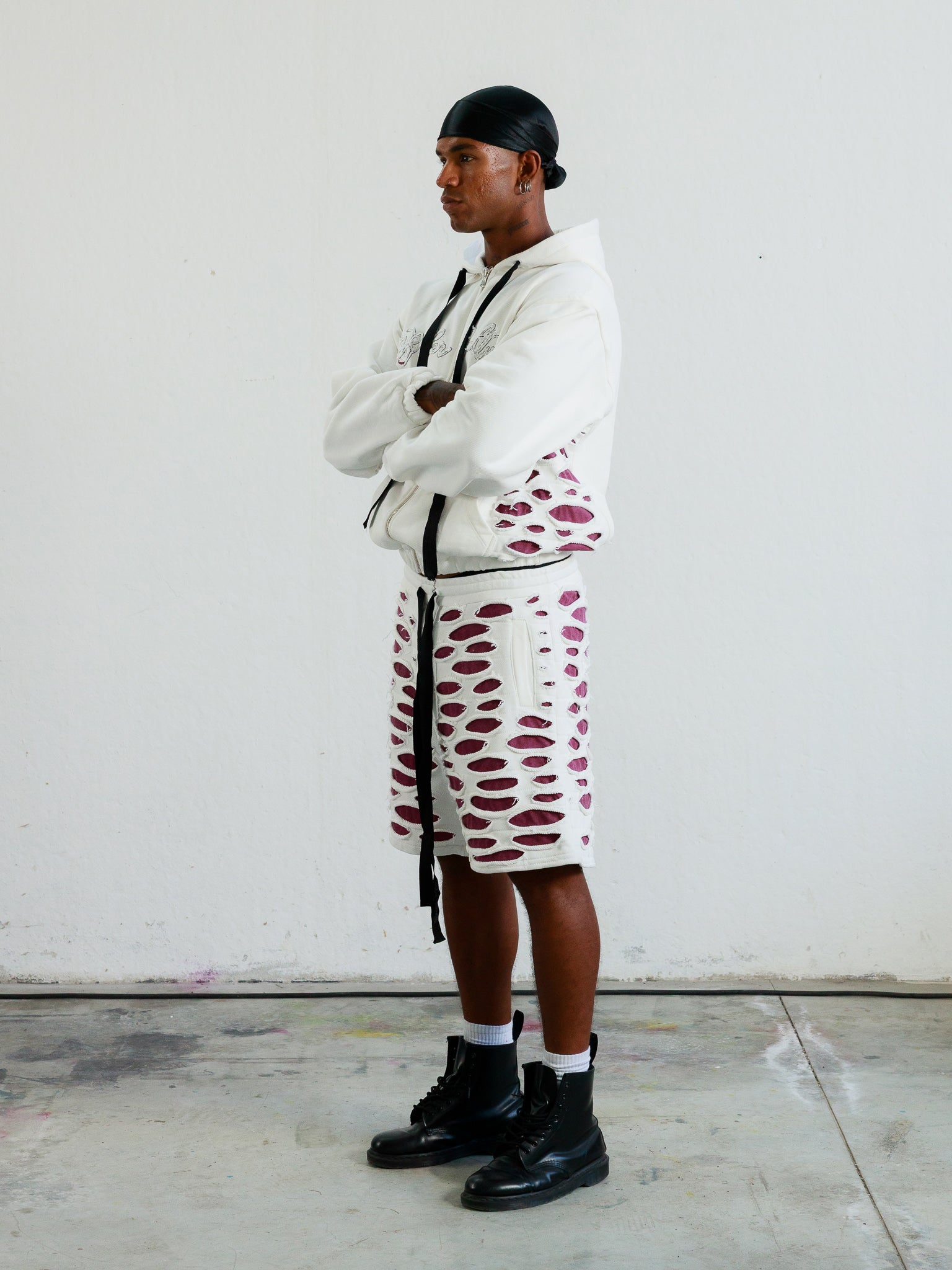 MARSHAL - WHITE HOODIE